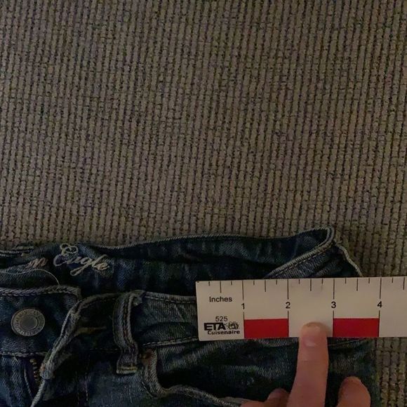 AMERICANÂ EAGLE Denim Short Shorts - Picture 6 of 6
